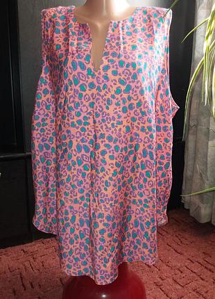 Майка блуза вискозная принтованная бренду tu p.20