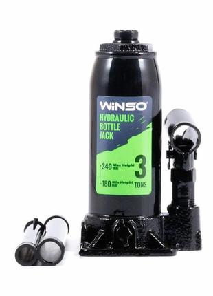 Домкрат гідравлічний пляшковий winso 3т 180-340мм
