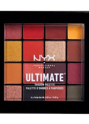 Палетка тіней nyx ultimate 09 phoenix