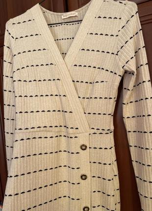 Сукня жіноча в рубчик