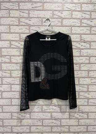 Блузка топ туника лонгслив d&g dolce gabbana оригинал