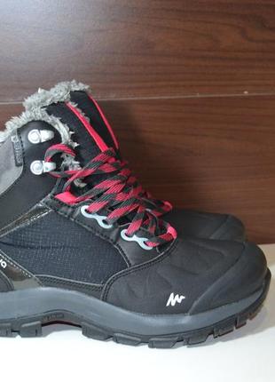 Quechua sh520 x-warm 38р ботинки зимние на меху. waterproof