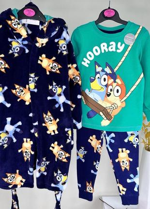 Комплект george халат и пижама для мальчика на рост 86/92 см