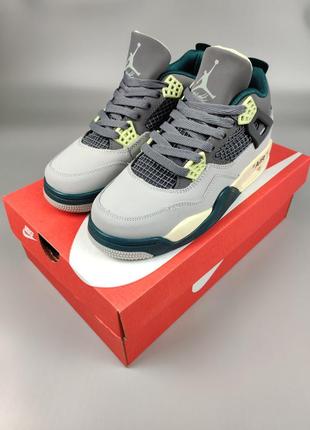 Кроссовки nike air jordan 4 retro se 95 neon2 фото