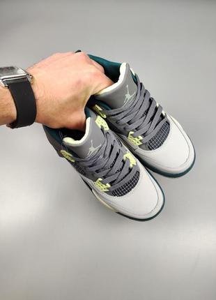 Кроссовки nike air jordan 4 retro se 95 neon7 фото