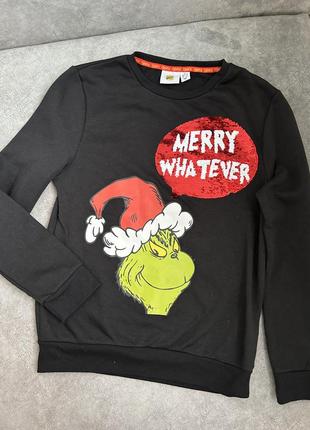 Свитш кофта худи из grinch новогодняя