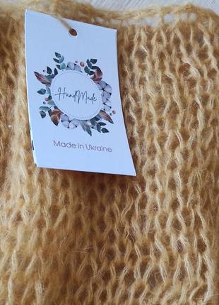 Свитер облачко. свитер из мохера. handmade. 3
