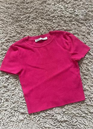 Топ у рубчик zara