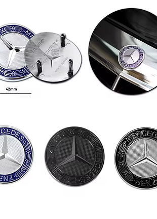 Эмблема знак значок в решетку радиатора значок решетку мерседес w212 w221 w211