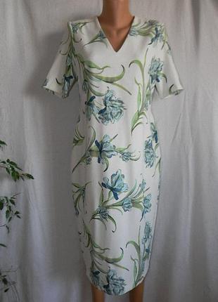 Элегантное платье с нежным принтом marks &amp; spencer