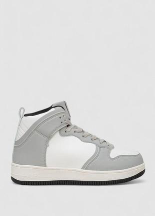 Кросівки чоловічі зимові на хутрі, колір біло-сірий, 248rcx698