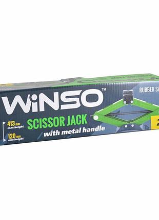 Домкрат ромбовый winso 2т 120-413мм 122100 4