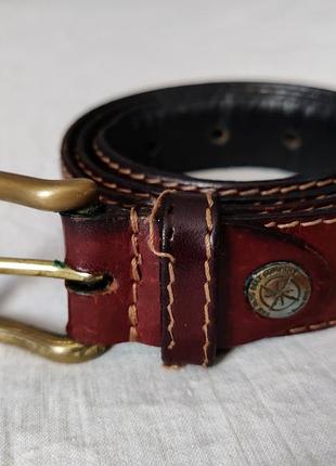 Vano belts женский кожаный ремень из бельгии в красивом состоянии длина 90 см