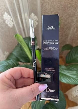 Dior contour lipliner pencil олівець для губ зі стругачкою