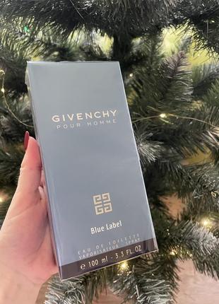 Чоловіча туалетна вода givenchy pour homme blue label