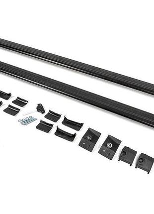 Перемычки на рейлинги без ключа flybar (2 шт) черный для chevrolet aveo t200 2002-2008 гг