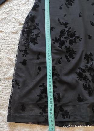 Очень красивое вечернее платье футляр only с набивными цветами, м3 фото