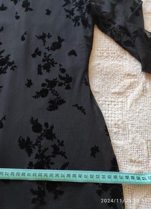 Очень красивое вечернее платье футляр only с набивными цветами, м6 фото