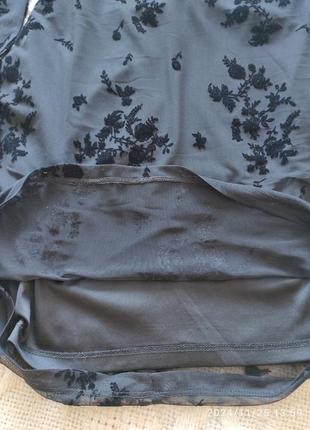 Очень красивое вечернее платье футляр only с набивными цветами, м8 фото