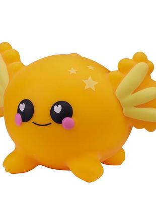 Колекційна іграшка-антистрес smooshzees серії luvzees - аксолотль сонні