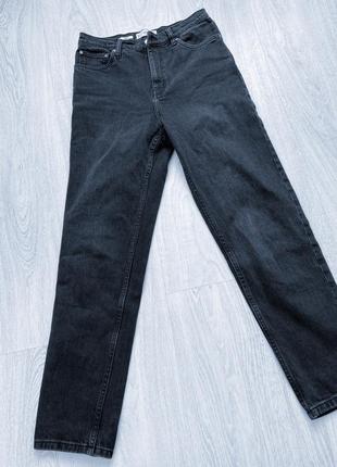 Черные джинсы mom момы mango 38 m