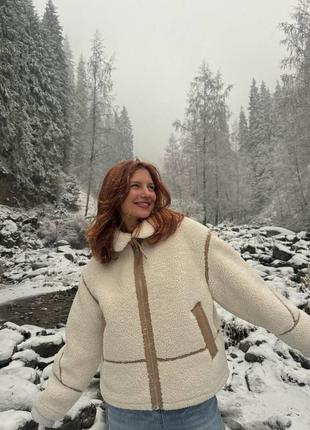 Куртка шуба zara