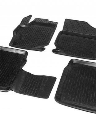 Гумові килимки (4 шт, niken 3d) для peugeot 301