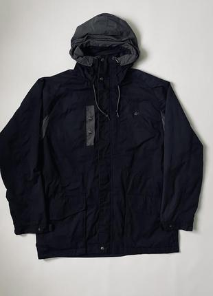 Navy blue &amp; grey peaceful hooligan parka