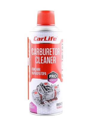 Очиститель карбюратора carlife carburetor cleaner, 400мл