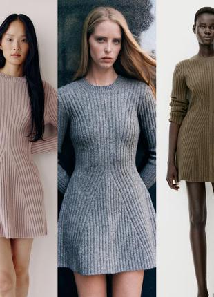 Сукня в рубчик h&m