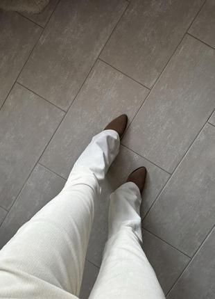 Брюки джинсы вельветовые zara