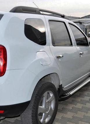 Боковые пороги x5-тип (2 шт, алюмин.) для dacia duster 2008-2018 гг