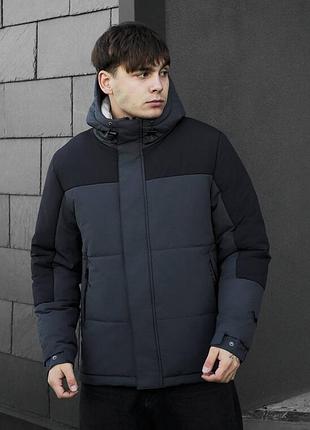 Утепленная куртка для мужчин staff qux gray