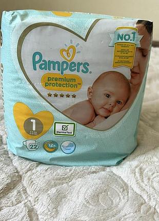 Памперси pampers premium protection