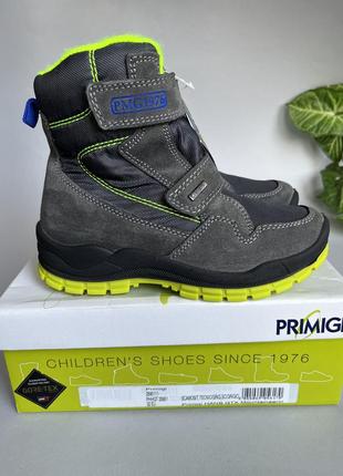 Зимові чоботи  27р. 33р. primigi, водонепроникні термо ботінки з  gore-tex