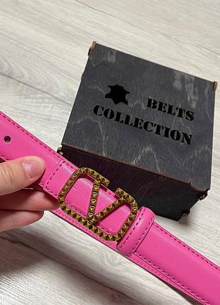 Женский ремень валентино кожа