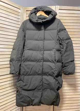 Uniqlo женская зимняя куртка юнькло длинная