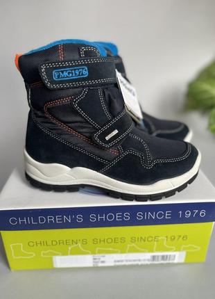 Зимові чоботи 32 р. 21см primigi, водонепроникні термо ботинки з gore-tex