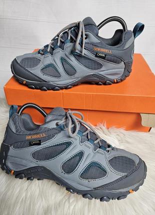 Треккинговые кроссовки merrell gore-tex 39 размер