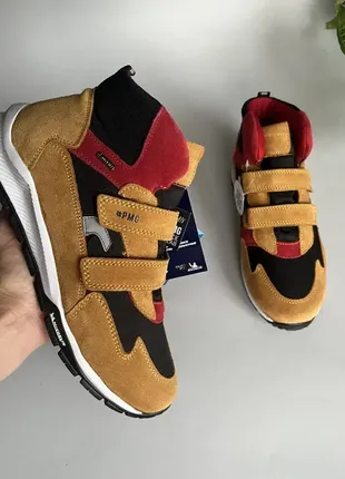 Зимові хайтопи черевики 39р. 25,8см primigi, водонепроникні термо ботинки gore-tex