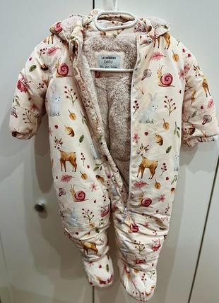 Зимний комбинезон на девочку