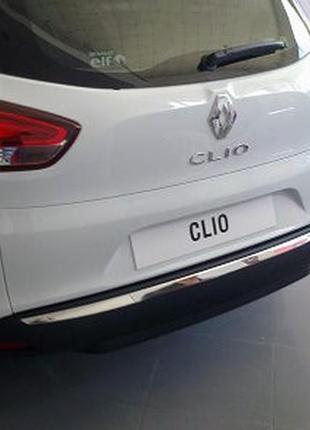 Кромка бампера (sw, нерж) для renault clio iv 2012-2019 гг