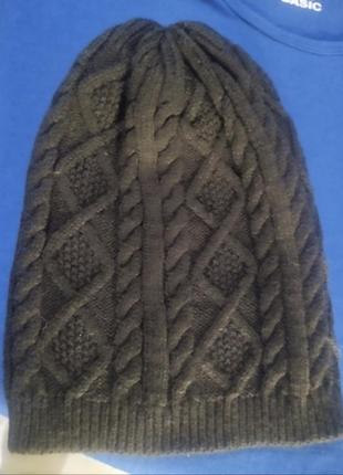 Жіноча шапка біні із акрилу, 56-57 см