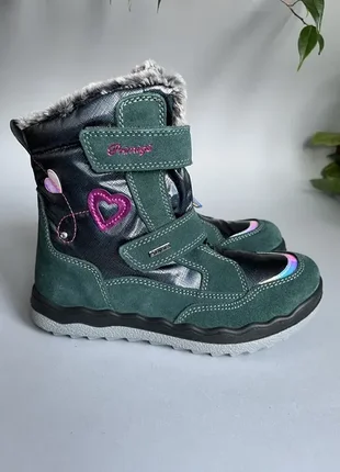 Зимние ботинки 34р. 22см primigi,водонепроницаемые термо ботинки из gore-tex