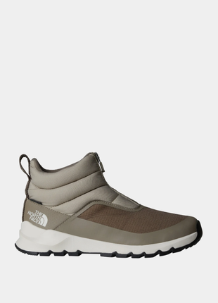 Оригинальные женские сапоги the north face / дутики серого цвета