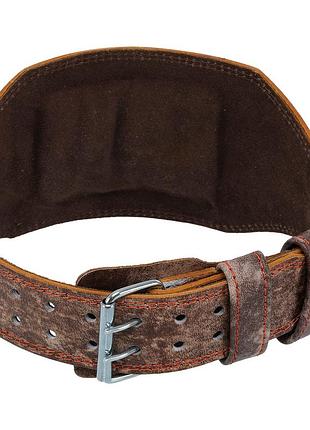 Пояс атлетический кожаный fistrage -s-коричневый