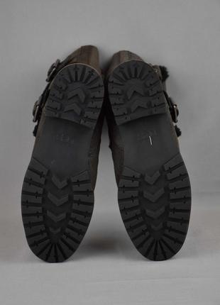 Ugg australia niels 2 ботинки сапоги угги зимние кожа мех овчина цигейка оригинал 36-37 р/23 см.10 фото