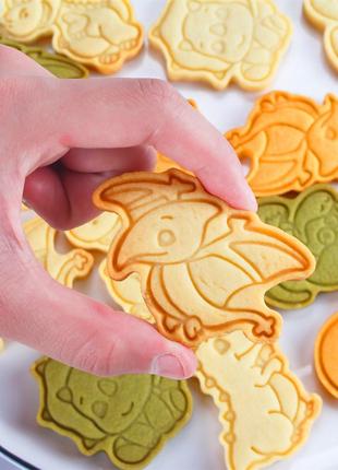 Набір форм для печива динозаври 9058 6 шт3 фото