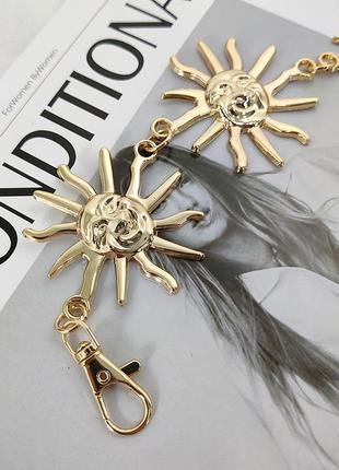 Ремень пояс цепь золотой солнце ☀☀☀металлический на талию на бедре новый