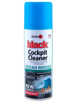 Полироль для панели приборов nowax cockpit cleaner spray океан, 200мл